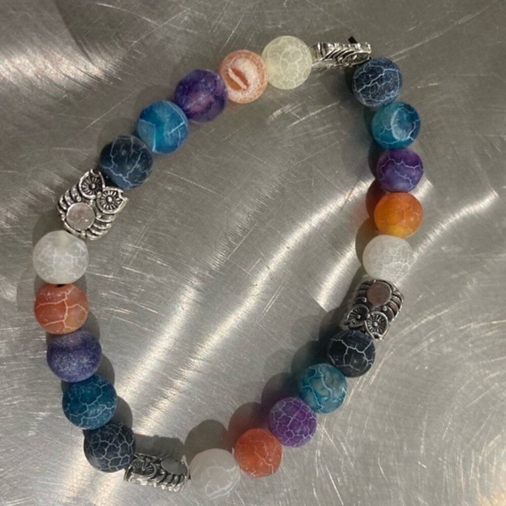 elastic beaded bracelet